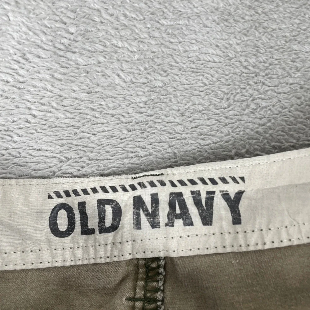Old Navy Cargo Shorts Mens 32 Camo Green Baggy Y2K Cotton Outdoor Skater Work